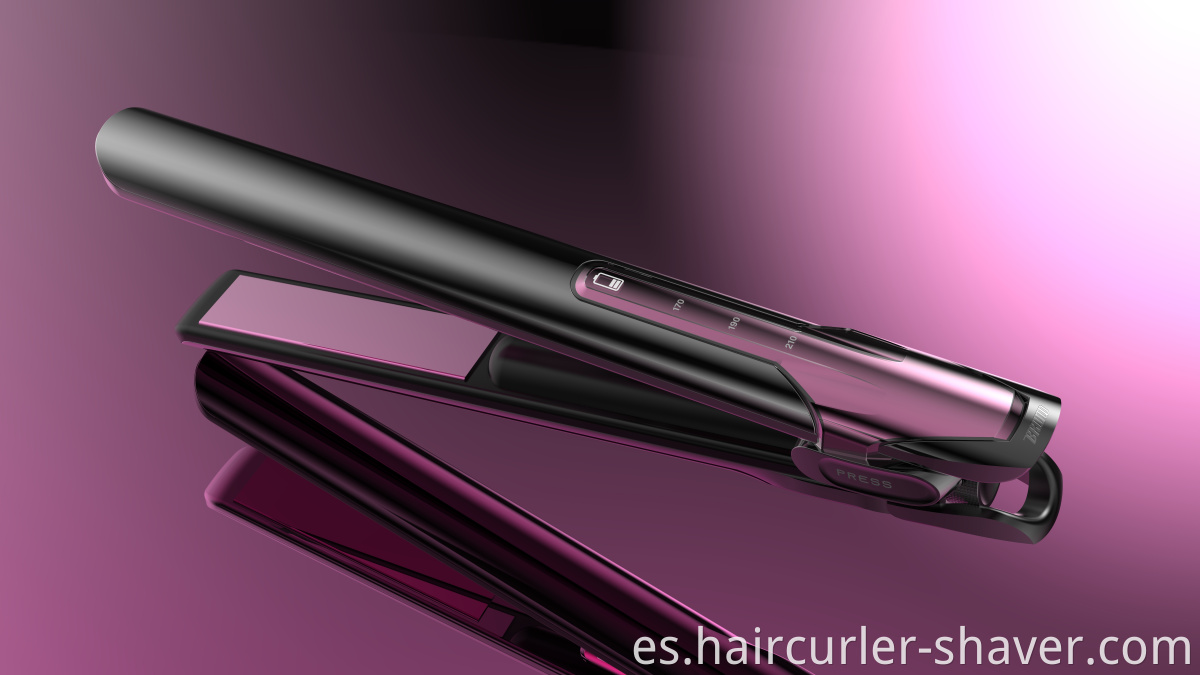 Rechargeable full size flat iron